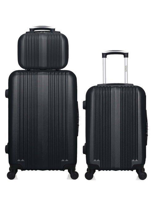 HERO - Lot de 3 - Valise weekend, valise cabine et vanity LIPARI - Kiabi