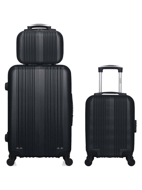 HERO - Lot de 3 - Valise Weekend, valise cabine XXS et vanity LIPARI - Kiabi