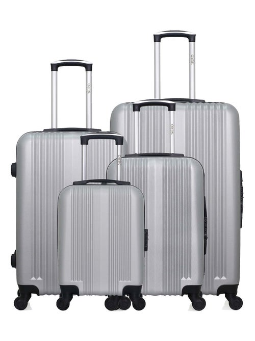 HERO - Lot de 4 - Valise grand format, valise weekend, valise cabine, valise cabine XXS LIPARI - Kiabi