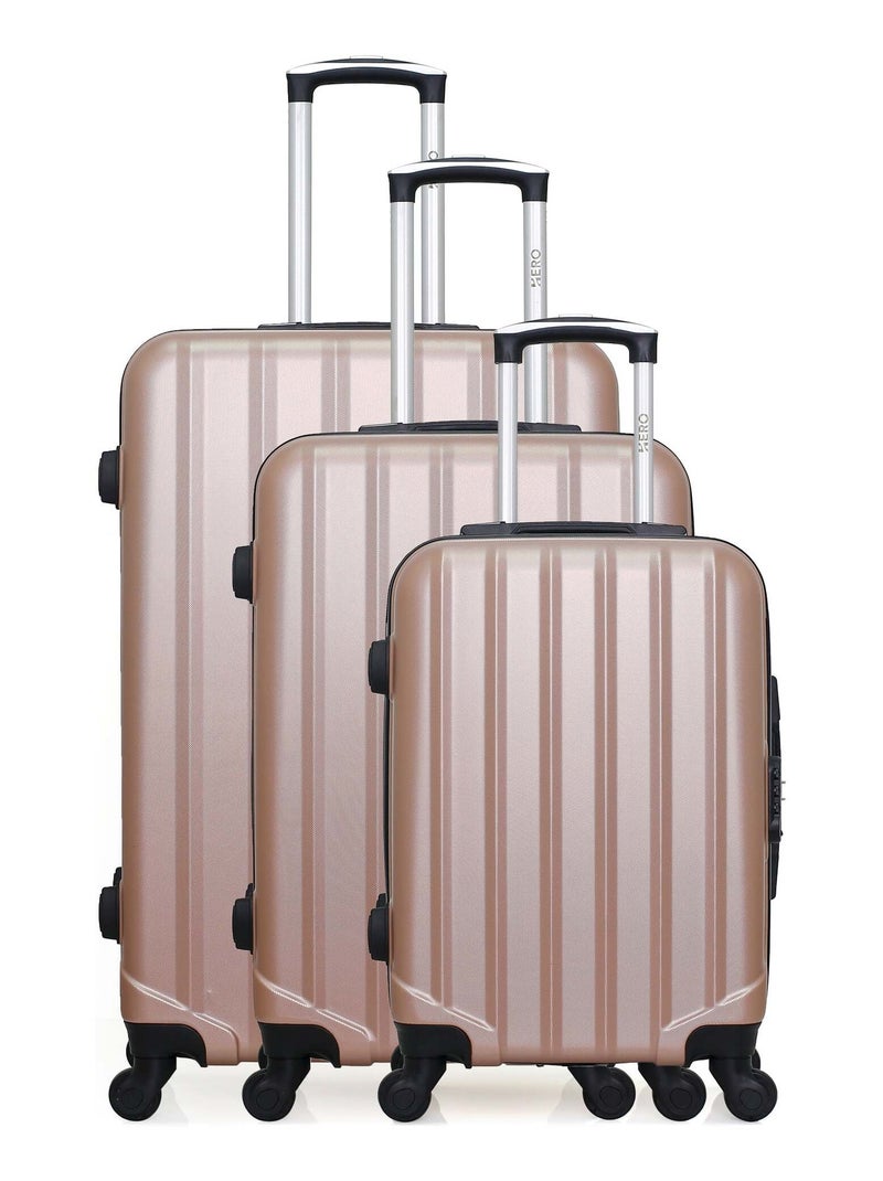 HERO - SET DE 3 ABS HIMALAYA  75 cm 4 Roues Rose clair - Kiabi