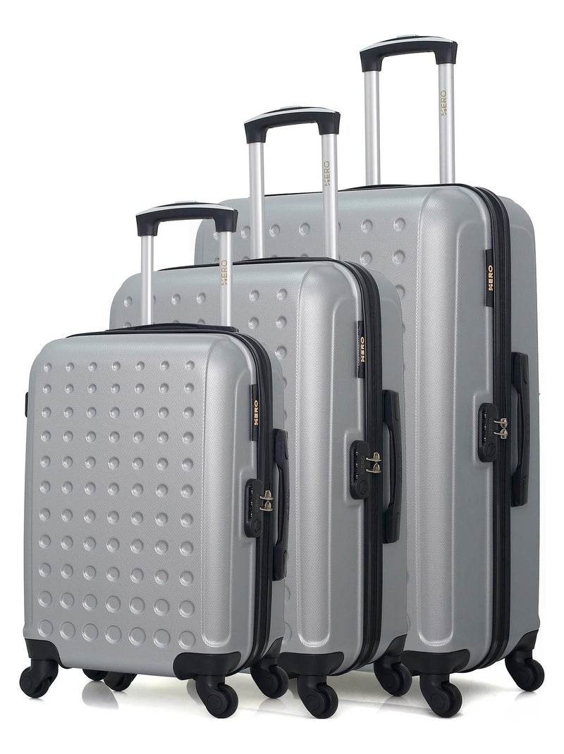 HERO - SET DE 3 ABS TAURUS 4 Roues Gris - Kiabi