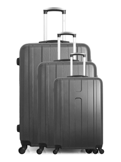 HERO - Set de 3 Valises ATLANTA 75 cm 4 Roues - Kiabi