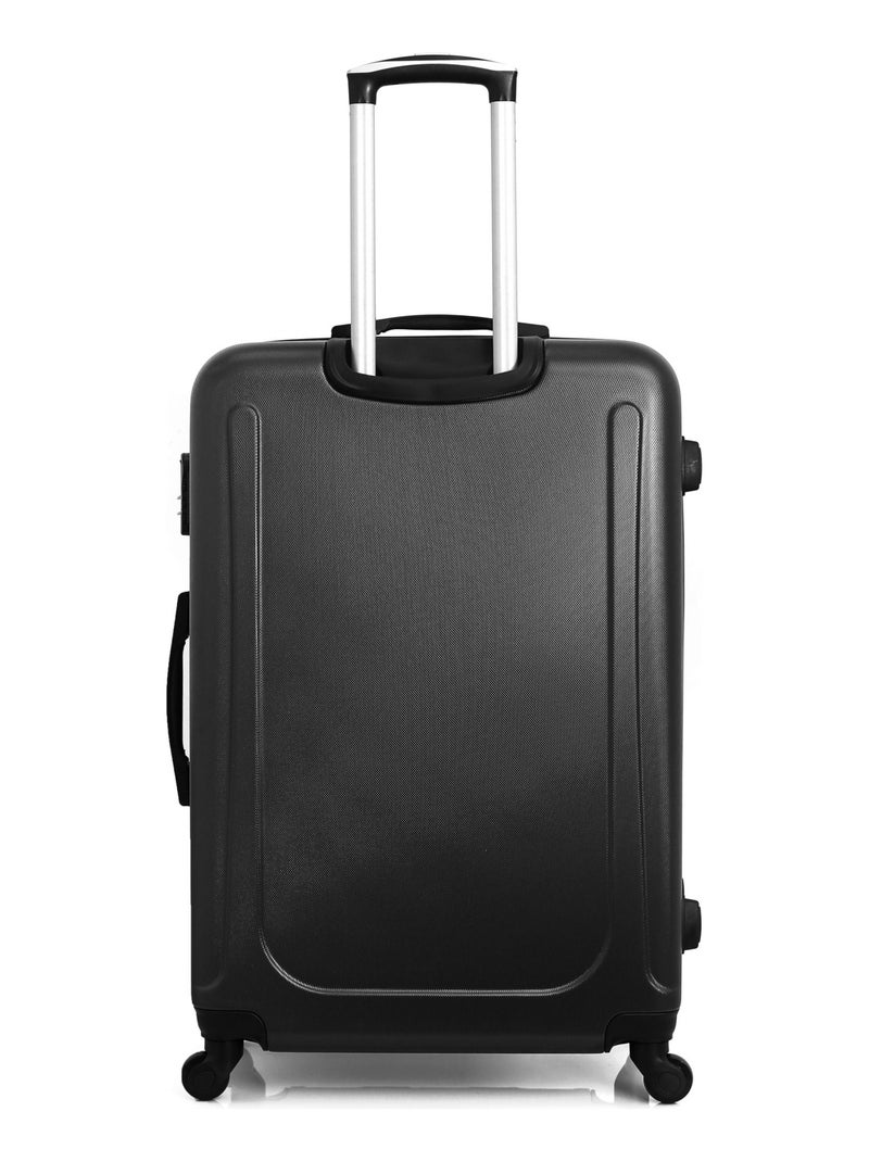 HERO - Set de 3 Valises ATLANTA 75 cm 4 Roues Noir - Kiabi