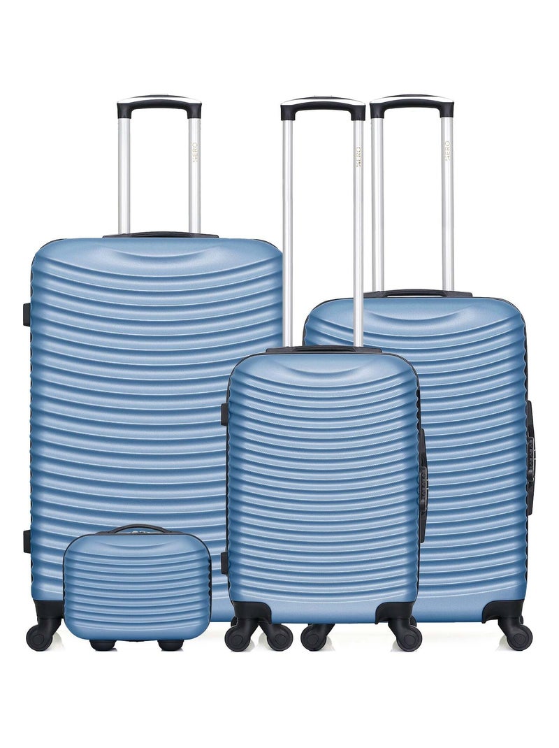 HERO - SET DE 4 ABS ETNA-C  75 cm 4 Roues Bleu clair - Kiabi