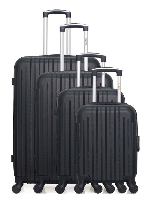 HERO - Set de 4 Valises CARPATES-M 75 cm 4 Roues - Kiabi