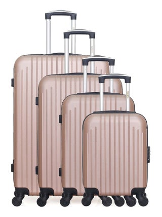HERO - Set de 4 Valises CARPATES-M 75 cm 4 Roues