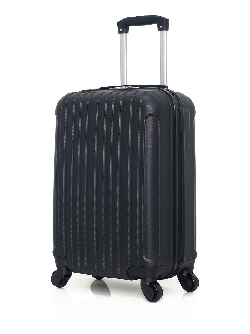 HERO - Valise Cabine ALPES 55 cm 4 Roues Noir - Kiabi