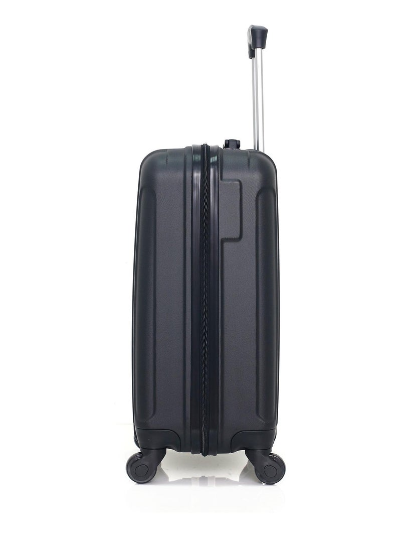 HERO - Valise Cabine ALPES 55 cm 4 Roues Noir - Kiabi