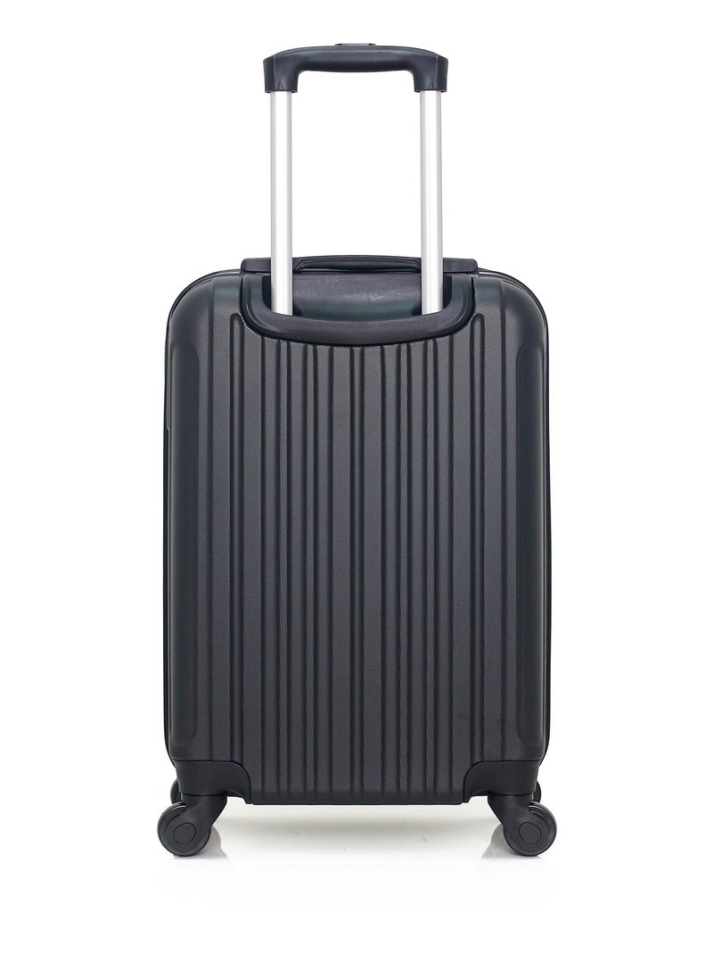 HERO - Valise Cabine ALPES 55 cm 4 Roues Noir - Kiabi