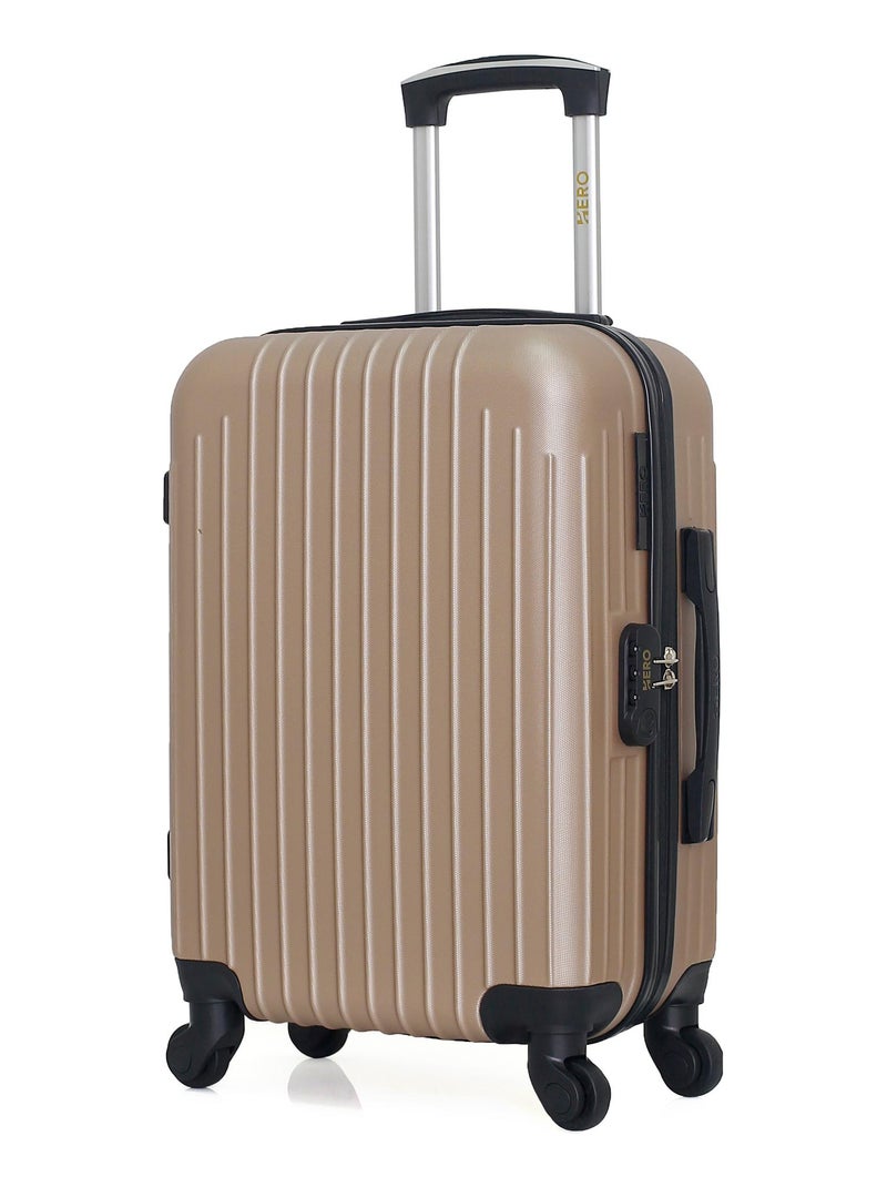 HERO - Valise Cabine CARPATES 55 cm 4 Roues Beige - Kiabi