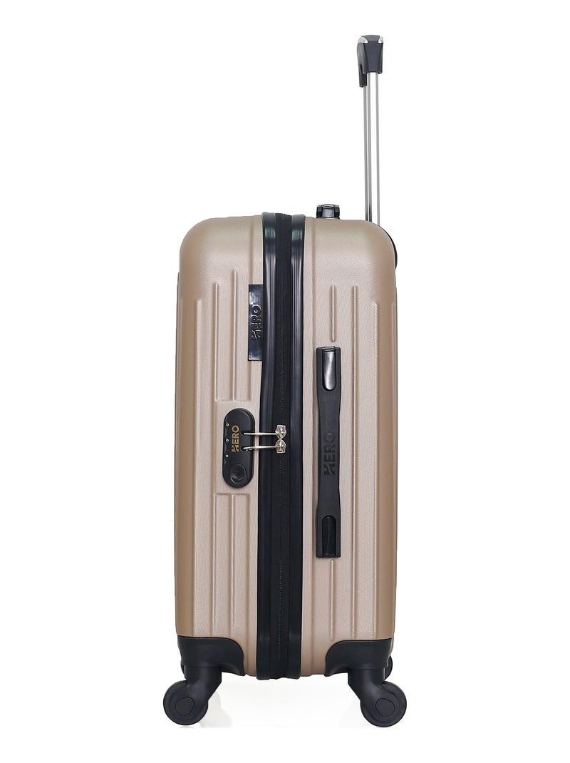 HERO - Valise Cabine CARPATES 55 cm 4 Roues Beige - Kiabi