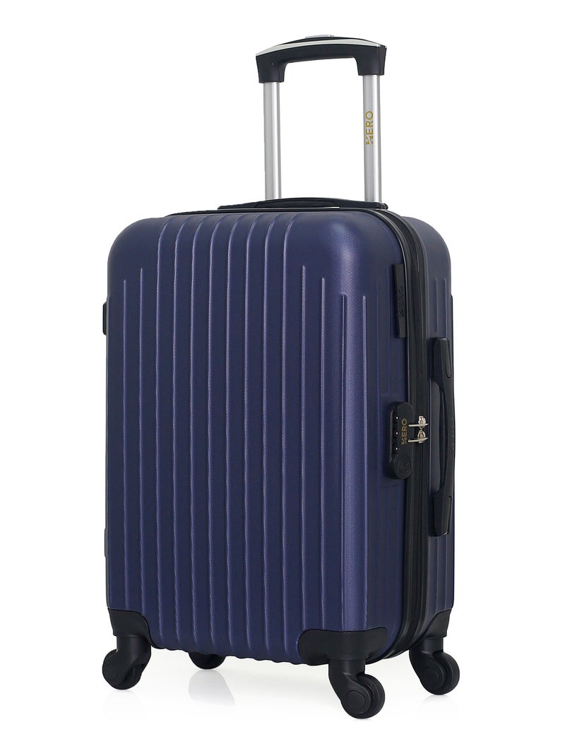 HERO - Valise Cabine CARPATES 55 cm 4 Roues Bleu Bleu marine - Kiabi
