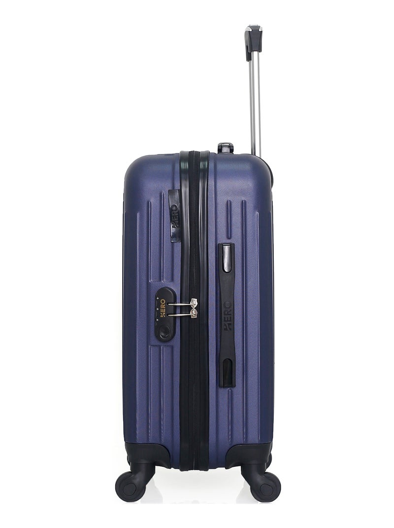 HERO - Valise Cabine CARPATES 55 cm 4 Roues Bleu Bleu marine - Kiabi