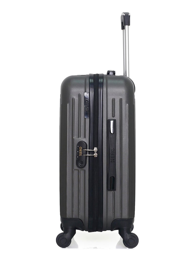 HERO - Valise Cabine CARPATES 55 cm 4 Roues Gris foncé - Kiabi