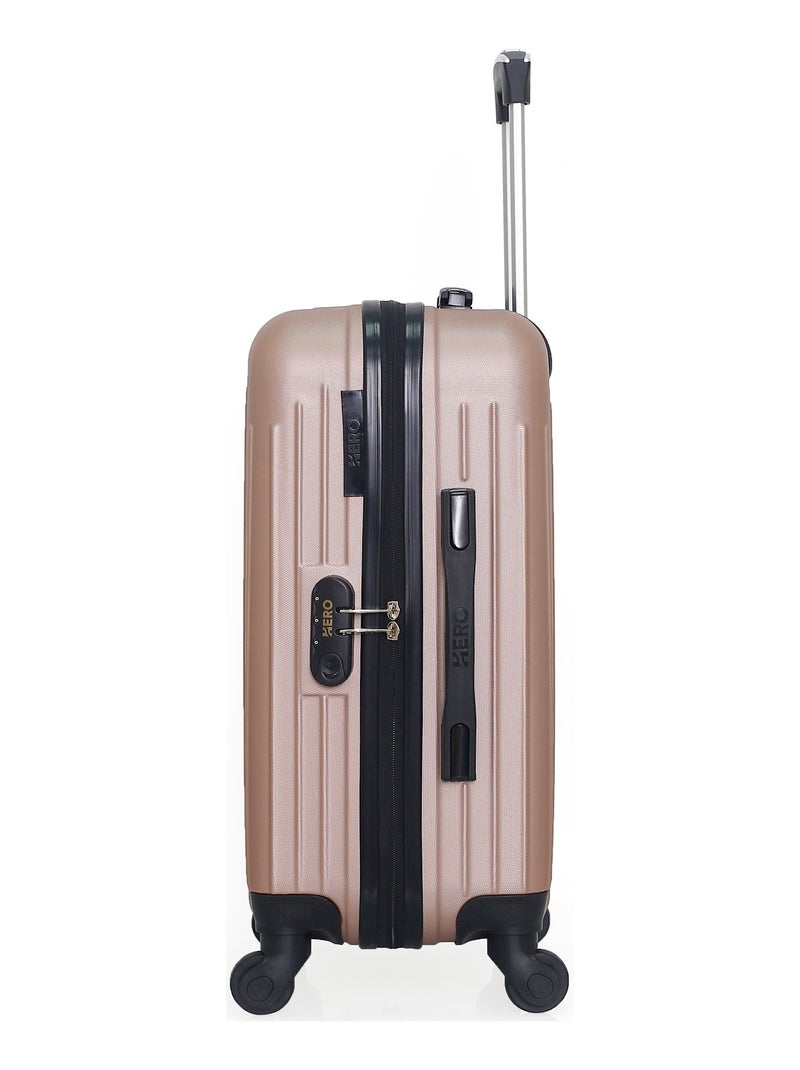 HERO - Valise Cabine CARPATES 55 cm 4 Roues Rose Métal - Kiabi