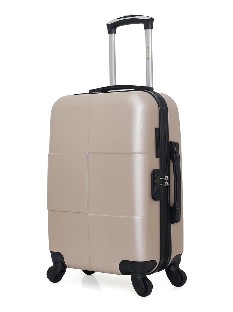 HERO - Valise Cabine CORONADO 55 cm 4 Roues Beige - Kiabi