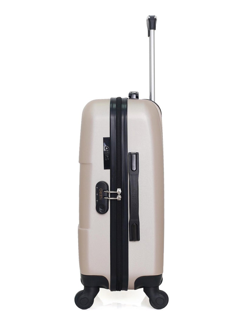 HERO - Valise Cabine CORONADO 55 cm 4 Roues Beige - Kiabi