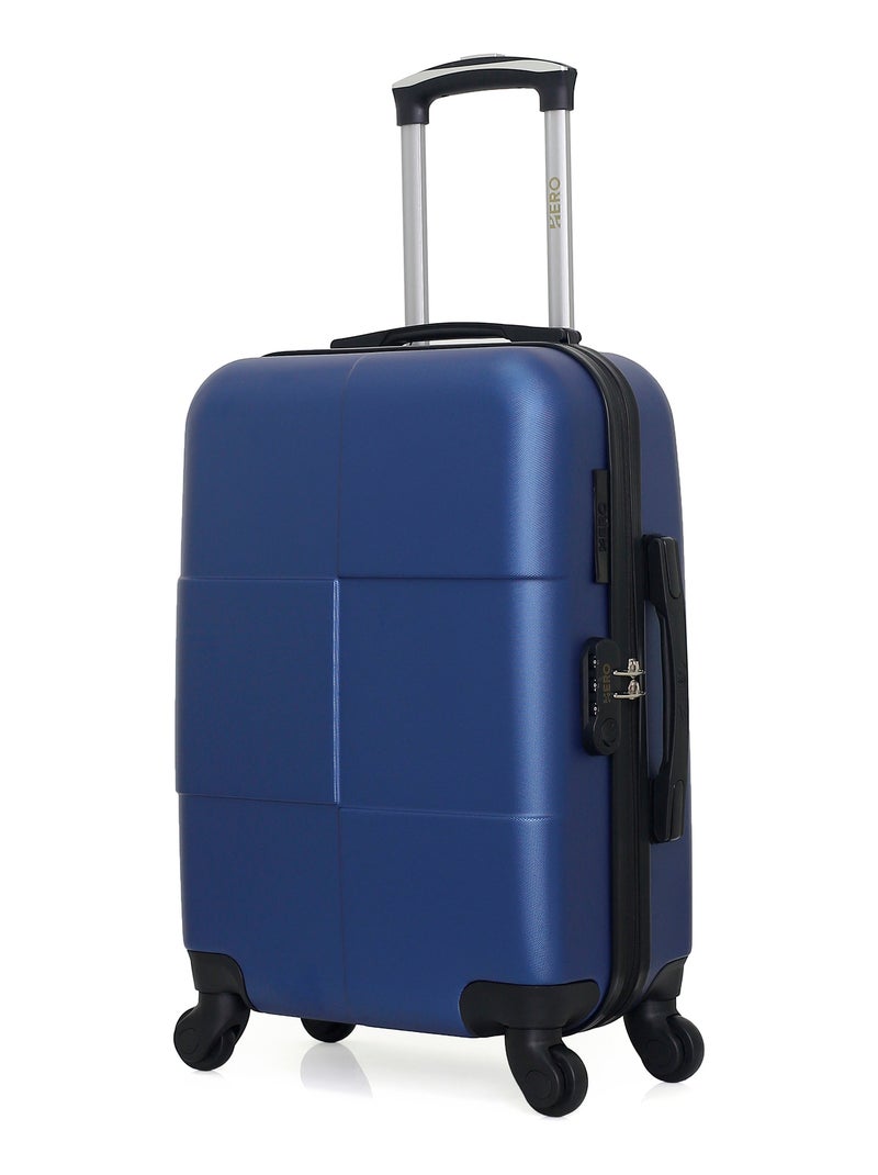 HERO - Valise Cabine CORONADO 55 cm 4 Roues Bleu Bleu marine - Kiabi