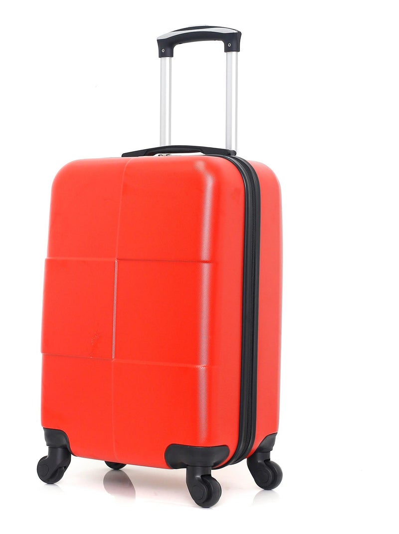 HERO - Valise Cabine CORONADO 55 cm 4 Roues Rouge - Kiabi