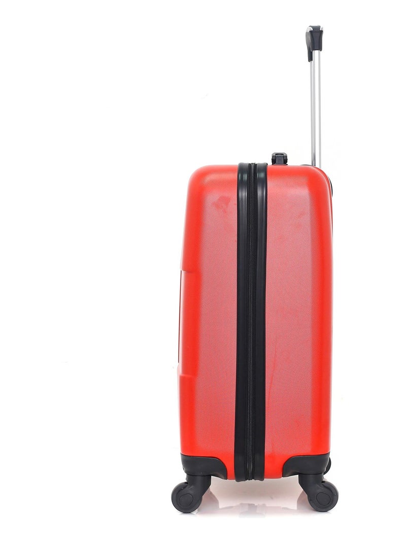 HERO - Valise Cabine CORONADO 55 cm 4 Roues Rouge - Kiabi