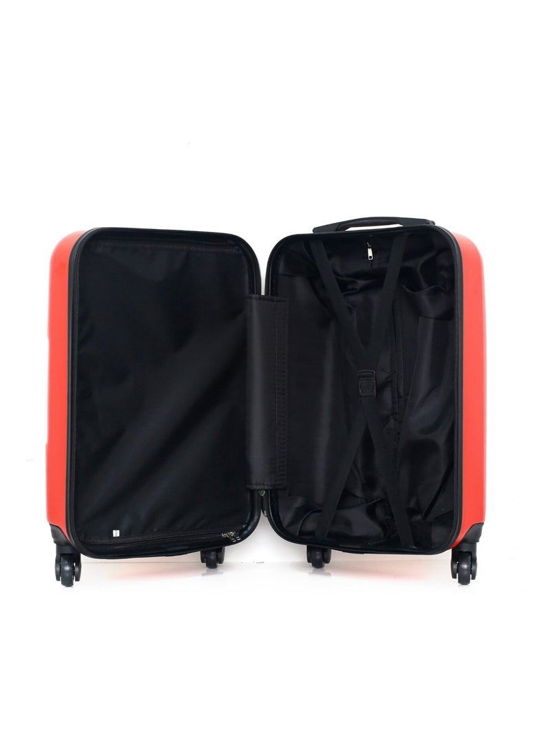 HERO - Valise Cabine CORONADO 55 cm 4 Roues Rouge - Kiabi