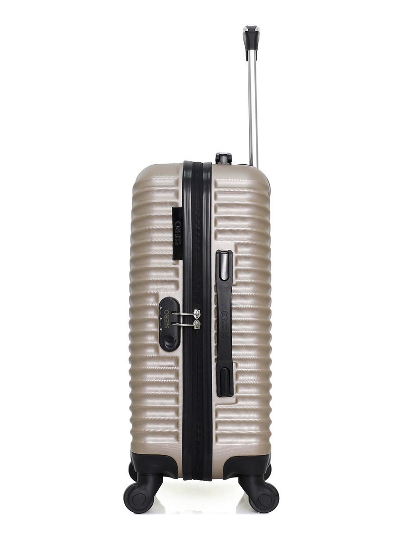 HERO - Valise Cabine ETNA 55 cm 4 Roues Beige - Kiabi