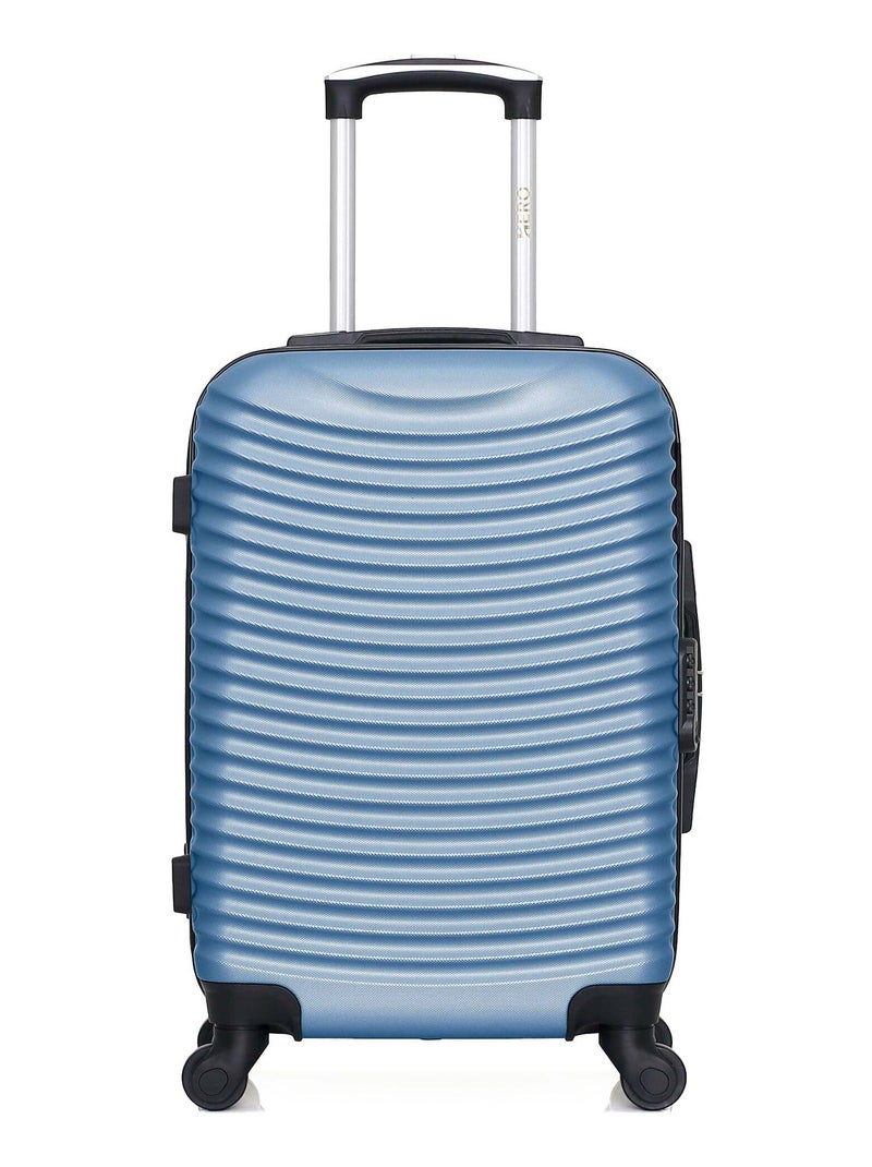 HERO - Valise Cabine ETNA 55 cm 4 Roues Bleu clair - Kiabi