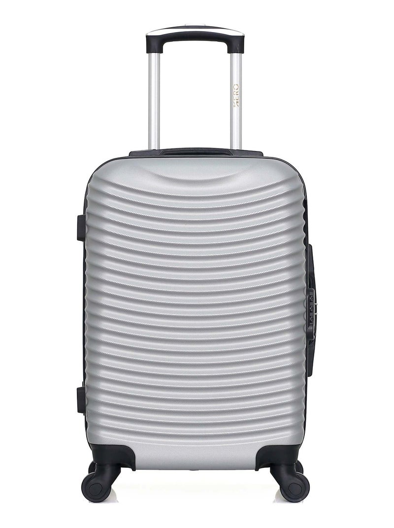 HERO - Valise Cabine ETNA 55 cm 4 Roues Gris - Kiabi