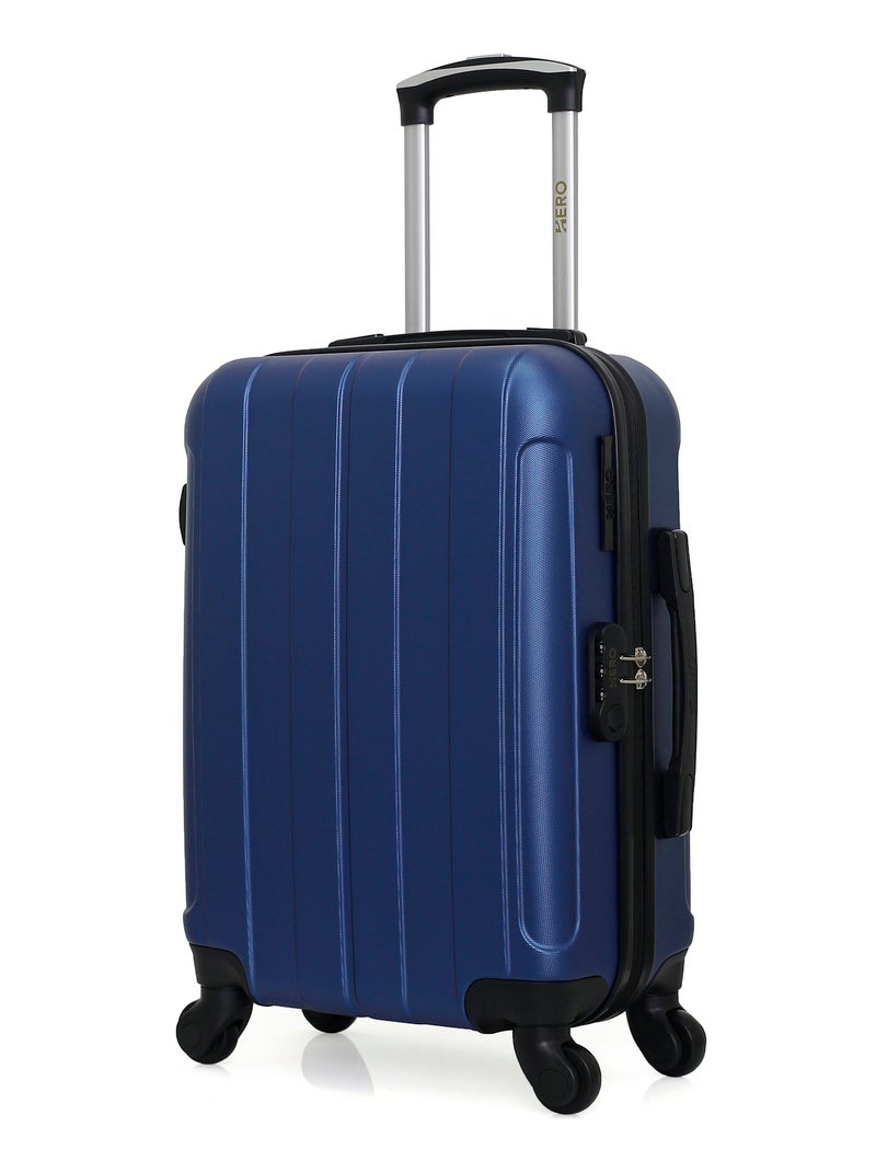 HERO - Valise Cabine FOGO 55 cm 4 Roues Bleu Bleu marine - Kiabi