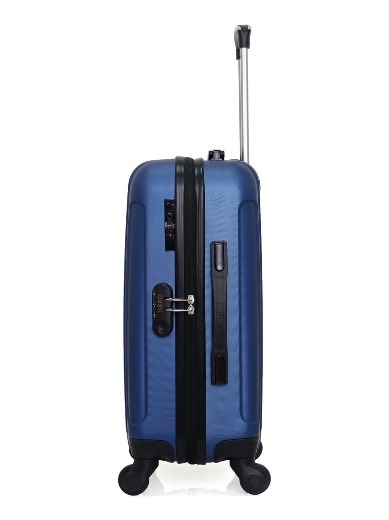 HERO - Valise Cabine FOGO 55 cm 4 Roues Bleu Bleu marine - Kiabi