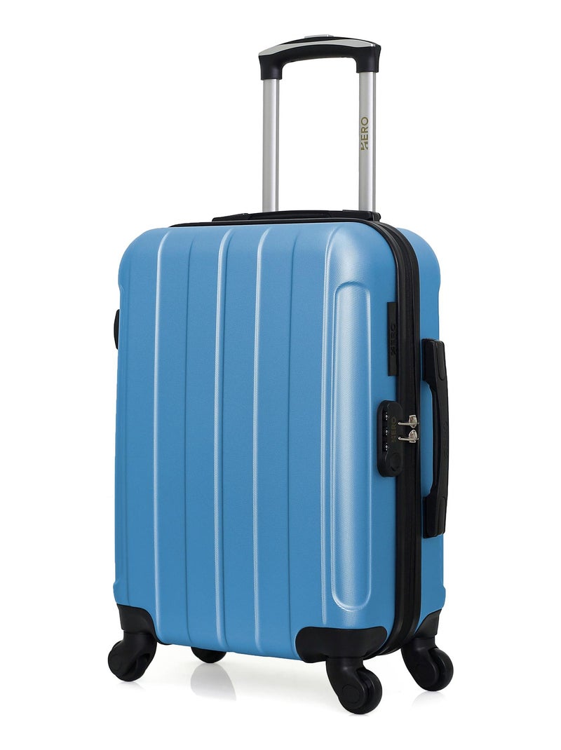 HERO - Valise Cabine FOGO 55 cm 4 Roues Bleu - Kiabi