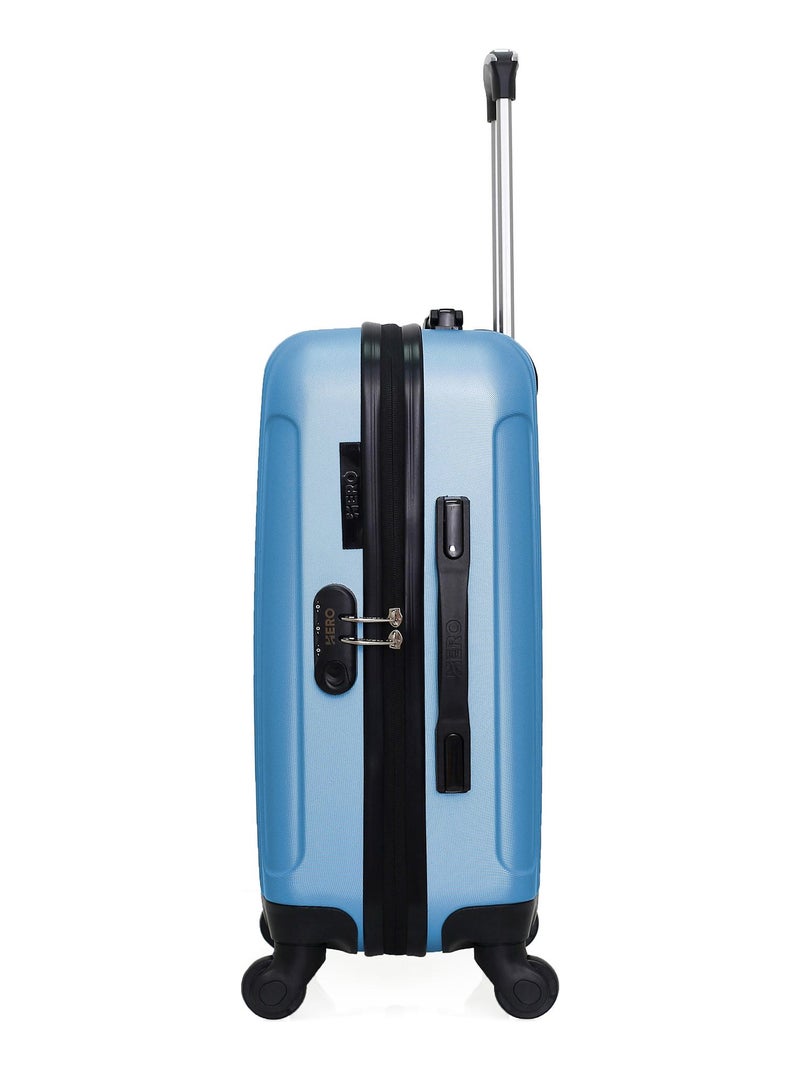 HERO - Valise Cabine FOGO 55 cm 4 Roues Bleu - Kiabi