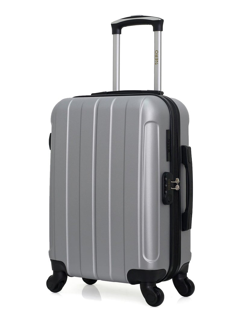 HERO - Valise Cabine FOGO 55 cm 4 Roues Gris - Kiabi