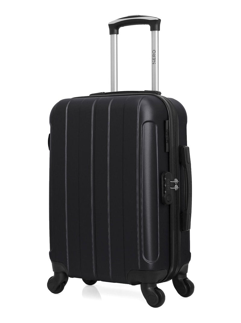 HERO - Valise Cabine FOGO 55 cm 4 Roues Noir - Kiabi