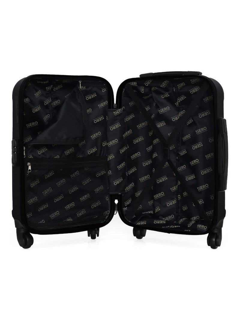 HERO - Valise Cabine FOGO 55 cm 4 Roues Noir - Kiabi