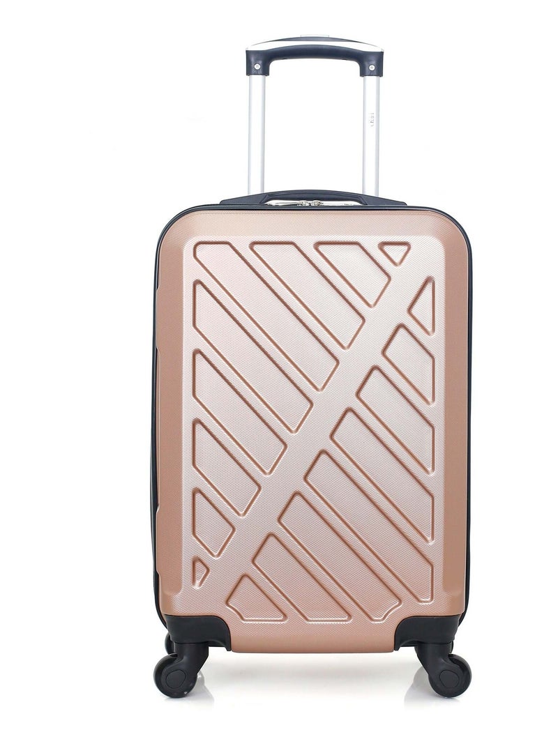 HERO - Valise Cabine HIERRO 55 cm 4 Roues Rose clair - Kiabi