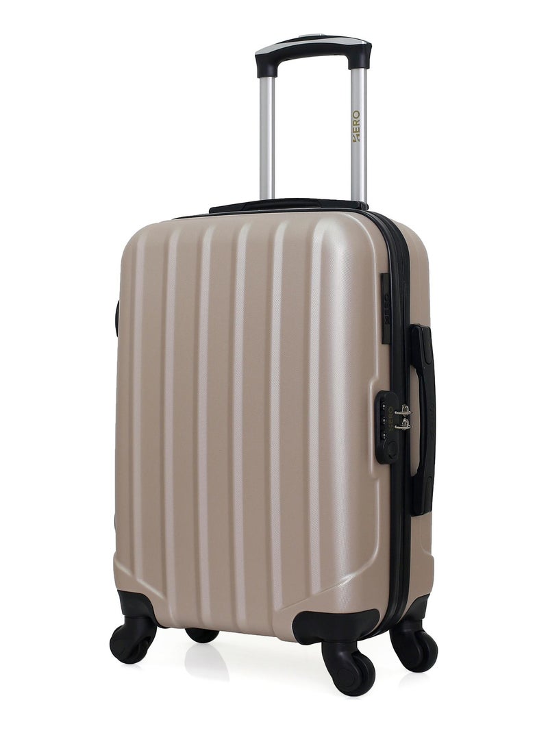 HERO - Valise Cabine HIMALAYA 55 cm 4 Roues Beige - Kiabi