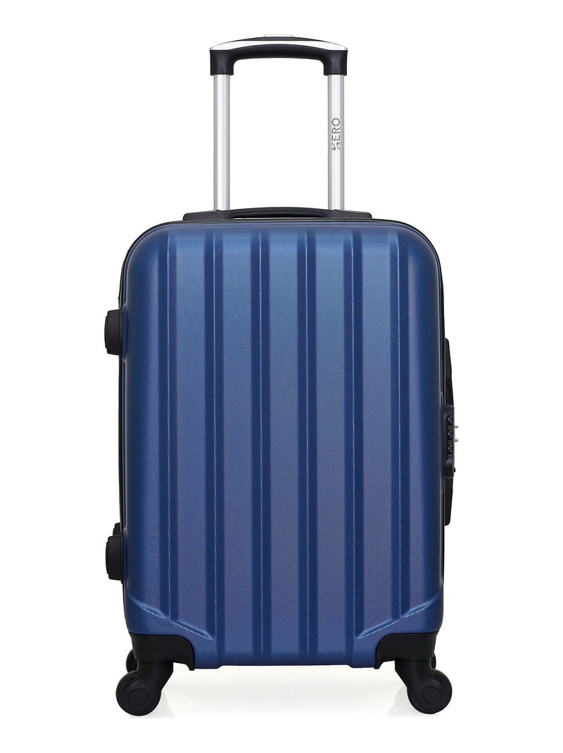 HERO - Valise Cabine HIMALAYA 55 cm 4 Roues Bleu marine - Kiabi