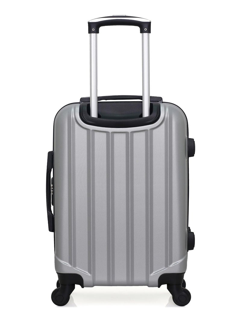 HERO - Valise Cabine HIMALAYA 55 cm 4 Roues Gris - Kiabi