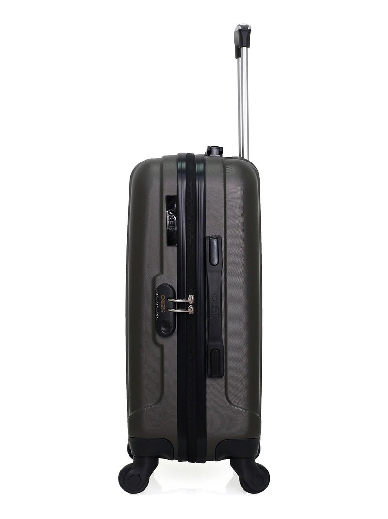 HERO - Valise Cabine HIMALAYA 55 cm 4 Roues Gris foncé - Kiabi