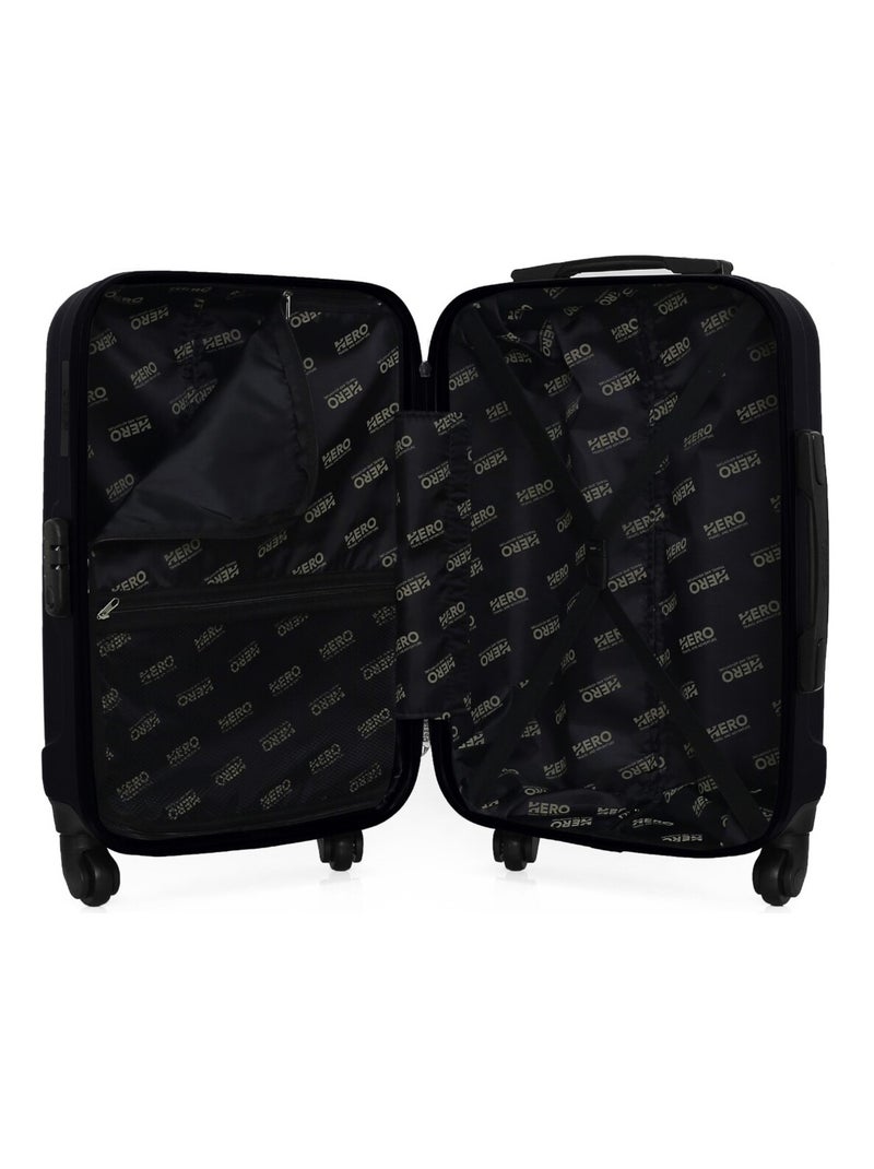 HERO - Valise Cabine HIMALAYA 55 cm 4 Roues Noir - Kiabi