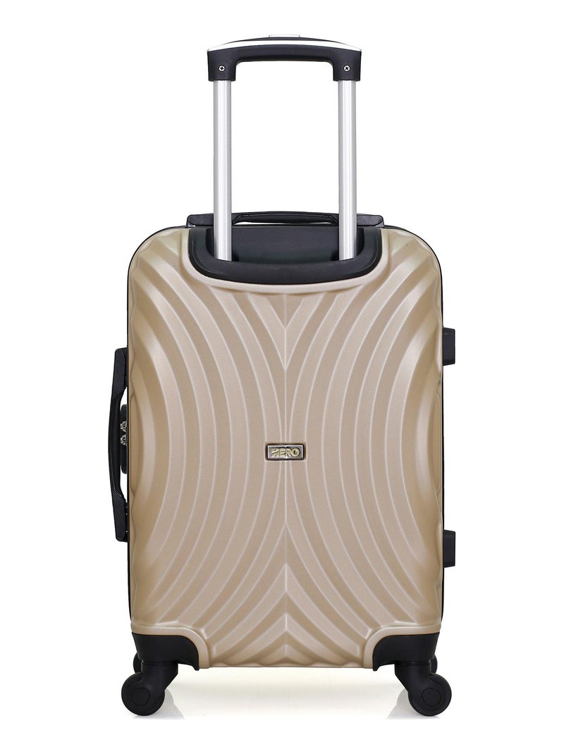 HERO - Valise Cabine LAGOS 55 cm 4 Roues Beige - Kiabi