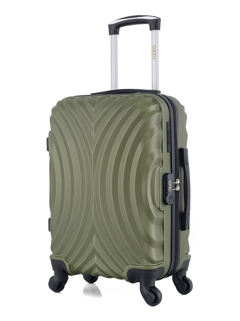 HERO - Valise Cabine LAGOS 55 cm 4 Roues Kaki - Kiabi