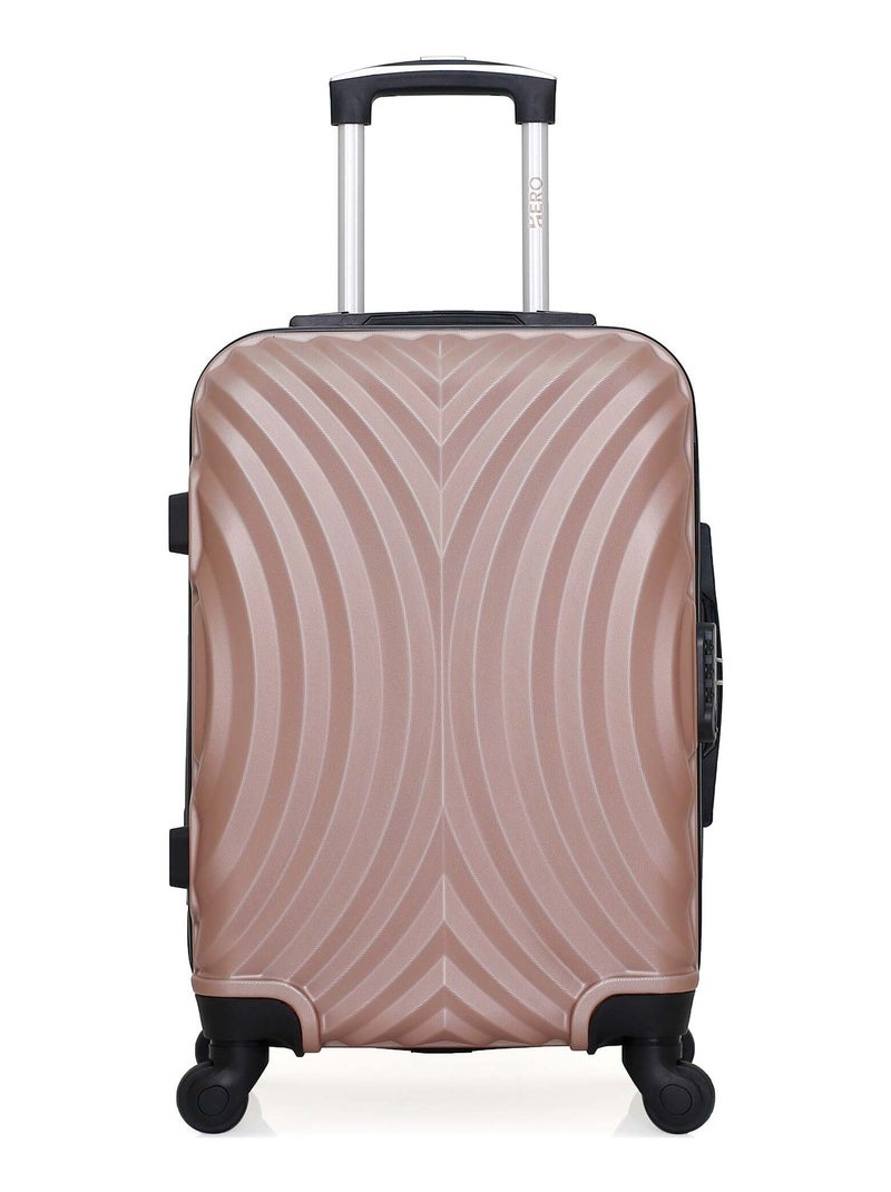HERO - Valise Cabine LAGOS 55 cm 4 Roues Rose clair - Kiabi