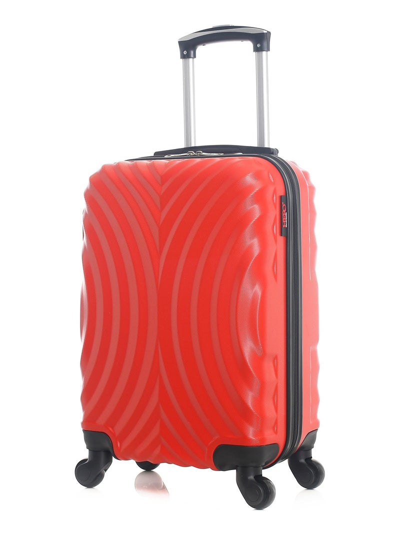 HERO - Valise Cabine LAGOS 55 cm 4 Roues Rouge - Kiabi