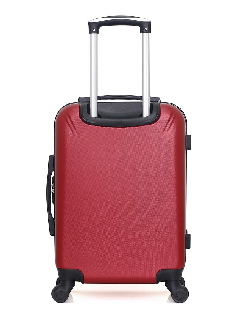 HERO - Valise Cabine LANZAROTE 55 cm 4 Roues Bordeaux - Kiabi