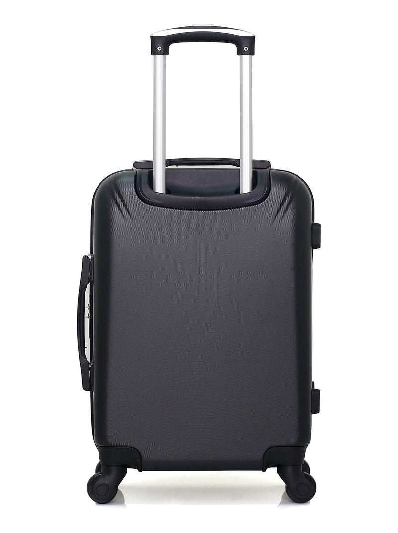 HERO - Valise Cabine LANZAROTE 55 cm 4 Roues Noir - Kiabi