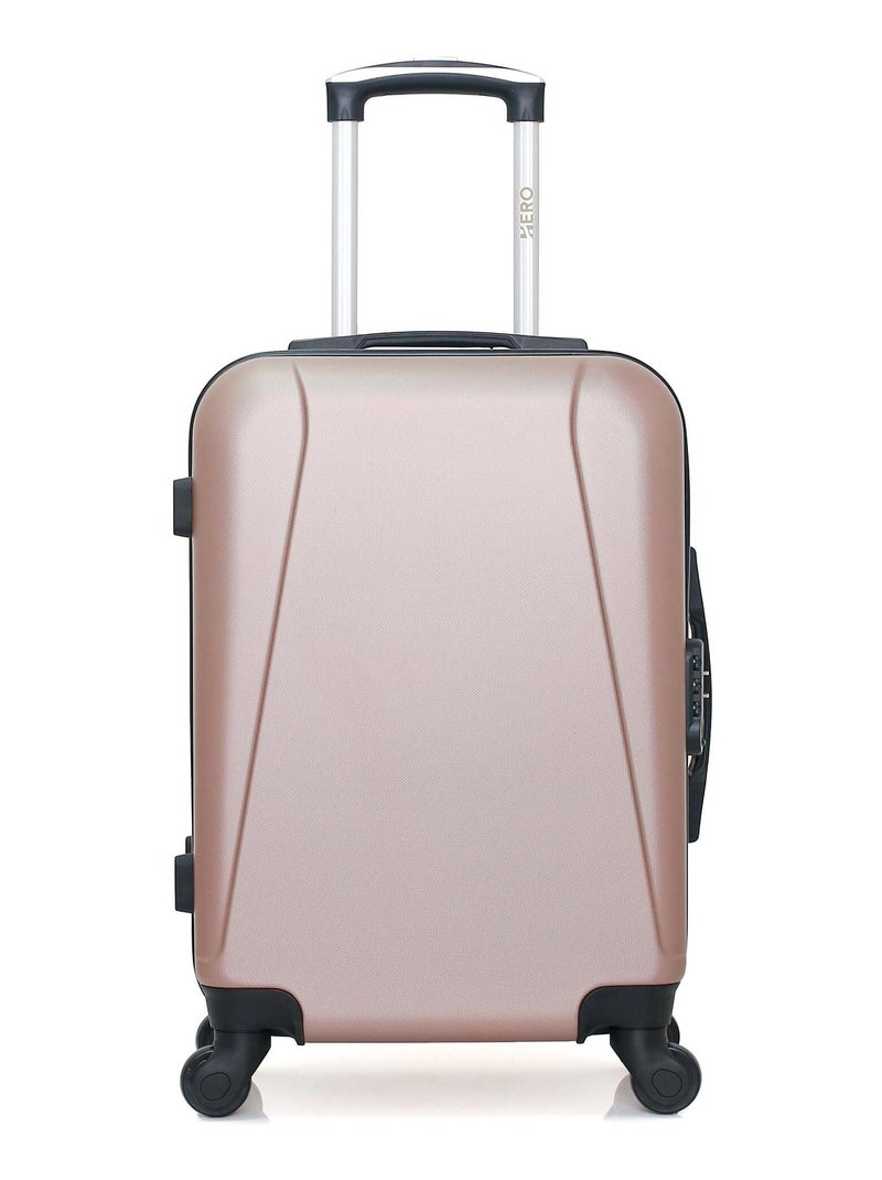 HERO - Valise Cabine LANZAROTE 55 cm 4 Roues Rose clair - Kiabi