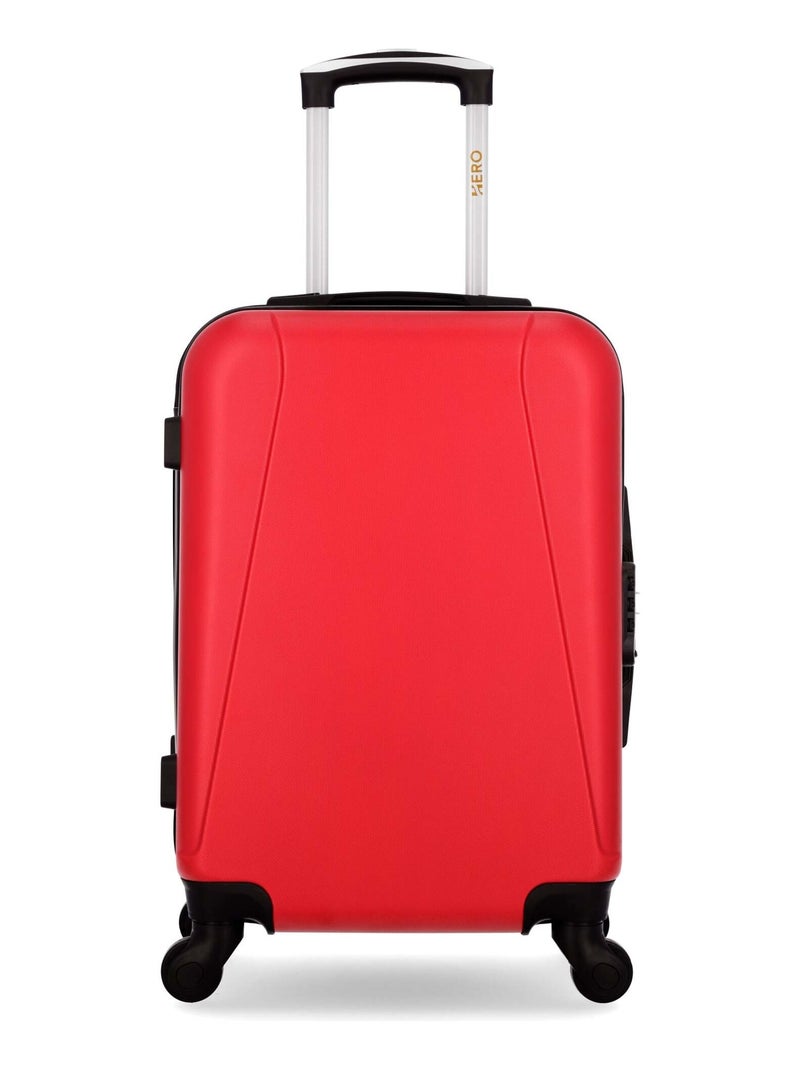 HERO - Valise Cabine LANZAROTE 55 cm 4 Roues Rouge - Kiabi