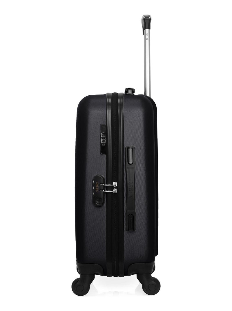 HERO - Valise Cabine LIPARI 55 cm 4 Roues Noir - Kiabi